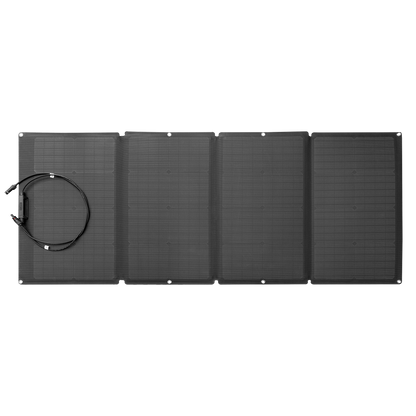 The EcoFlow 160W solar panel is compatible with any third party portable power stations such as Bluetti and Jackery.
